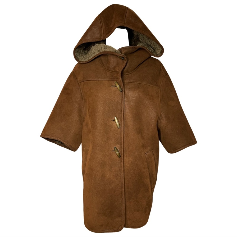 Zara Womens Sherpa Trench Coat Size S